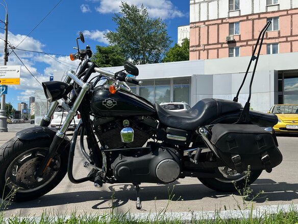 2009 Harley-Davidson Fat Bob, чёрный, 850000 рублей - вид 5