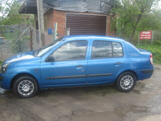 2002 Renault Symbol I Рестайлинг, синий, 190000 рублей, вид 4