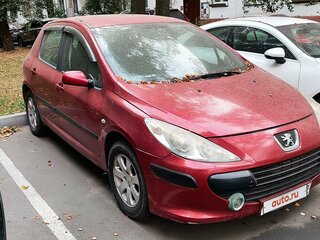 2005 Peugeot 307 I Рестайлинг, красный, 150000 рублей, вид 1