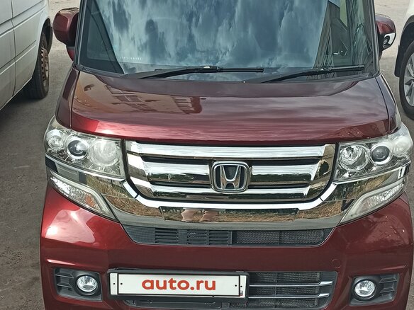 2015 Honda N-BOX I Рестайлинг, пурпурный, 800000 рублей - вид 1