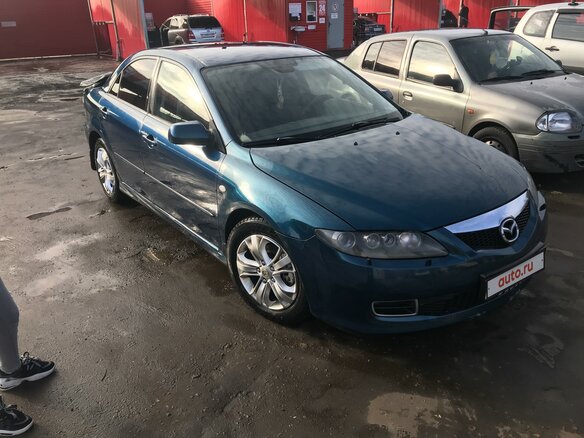 2006 Mazda 6 I (GG) Рестайлинг, синий - вид 2