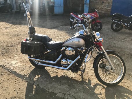 2000 Kawasaki VN800 Vulcan, чёрный, 250000 рублей, вид 2