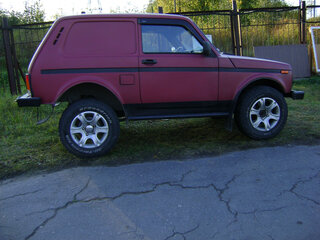 1997 Lada (ВАЗ) 2121 (4x4) I Рестайлинг, пурпурный, 420000 рублей, вид 3