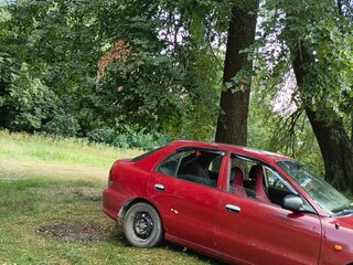 1997 Hyundai Accent I, красный, 150000 рублей, вид 2