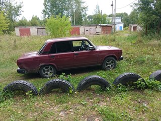 1999 Lada (ВАЗ) 2107, пурпурный, 150000 рублей, вид 5