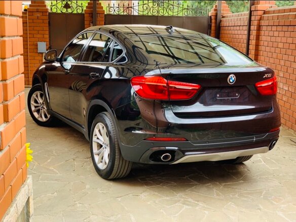 2015 BMW X6 30d II (F16), чёрный, 4000000 рублей - вид 6