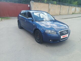 2005 Audi A3 II (8P) Рестайлинг 1, синий, 500000 рублей, вид 4