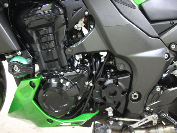 2013 Kawasaki Z 1000, зелёный - вид 16