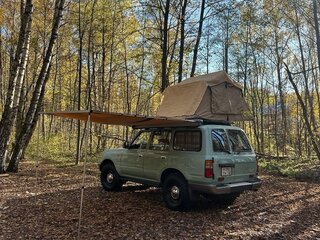 1997 Toyota Land Cruiser 80 Series Рестайлинг, зелёный, 5100000 рублей, вид 4