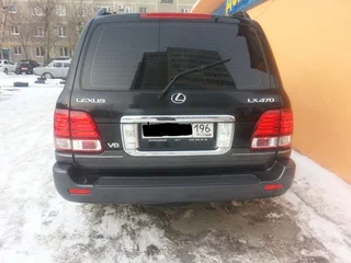 2007 Lexus LX 470 II Рестайлинг, чёрный, 3200000 рублей, вид 2