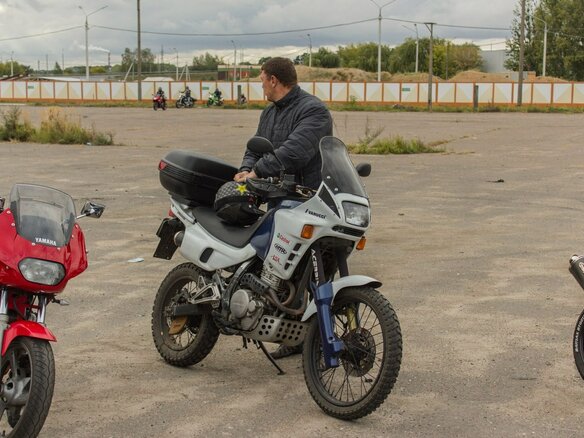 1993 Honda NX, синий, 300000 рублей - вид 11