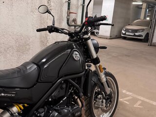 2024 Benelli Leoncino 500 Trail, чёрный, 430000 рублей, вид 4