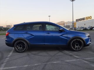 2020 Lada (ВАЗ) Vesta SW I, синий, 1600000 рублей, вид 4