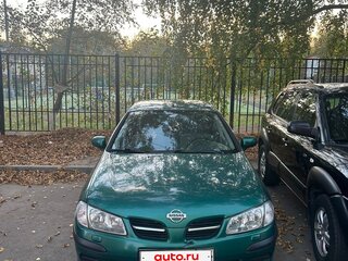 2002 Nissan Almera II (N16), зелёный, 360000 рублей, вид 1