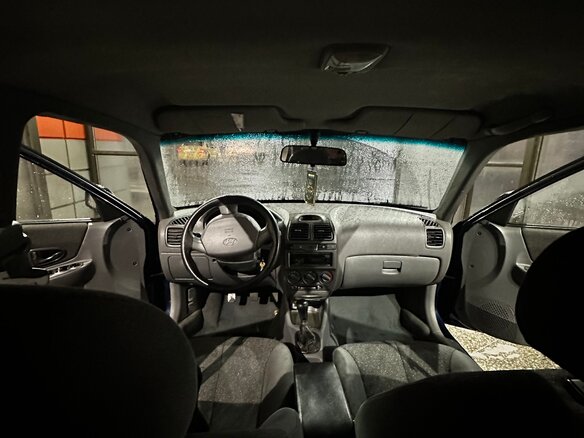 2011 Hyundai Accent ТагАЗ II, синий, 550000 рублей - вид 9