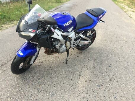 2002 Yamaha YZF-R6, синий, 199999 рублей, вид 3