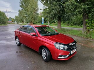 2016 Lada (ВАЗ) Vesta I, красный, 880000 рублей, вид 1