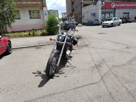 1995 Kawasaki VN400 Vulcan, чёрный, 285000 рублей, вид 4