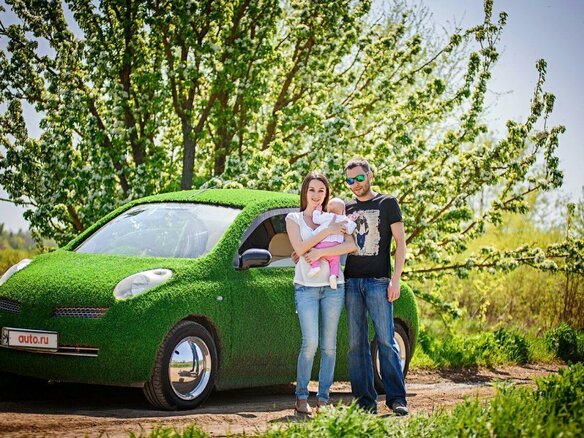 2002 Nissan March III (K12), зелёный - вид 1