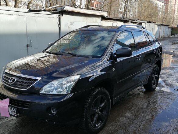 2005 Lexus RX 400h II, чёрный - вид 8