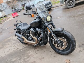 2017 Harley-Davidson Fat Bob, чёрный, 1800000 рублей, вид 5