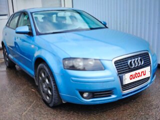 2006 Audi A3 II (8P) Рестайлинг 1, голубой, 750000 рублей, вид 2