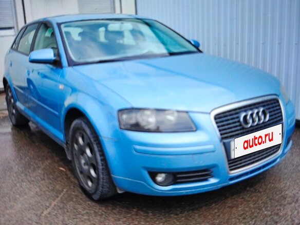 2006 Audi A3 II (8P) Рестайлинг 1, голубой, 750000 рублей - вид 1