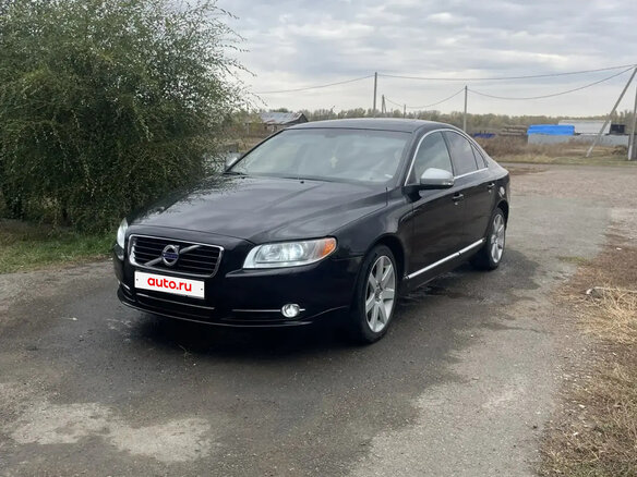 2008 Volvo S80 II, чёрный, 790000 рублей
