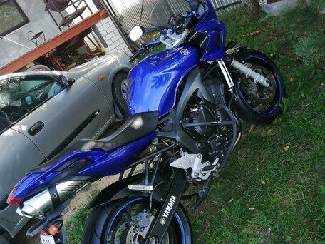 2005 Yamaha FZ6, синий, 410000 рублей, вид 3