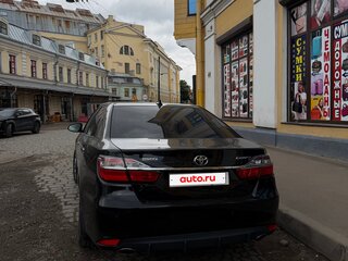 2016 Toyota Camry US Market VII (XV50) Рестайлинг, чёрный, 2175000 рублей, вид 4