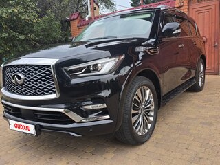 2021 Infiniti QX80 I Рестайлинг 2, чёрный, 7000000 рублей, вид 4
