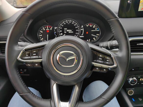 2022 Mazda CX-5 II Рестайлинг, серый, 3400000 рублей - вид 6