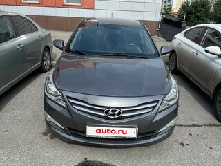 2014 Hyundai Solaris I Рестайлинг, серый, 950000 рублей, вид 1