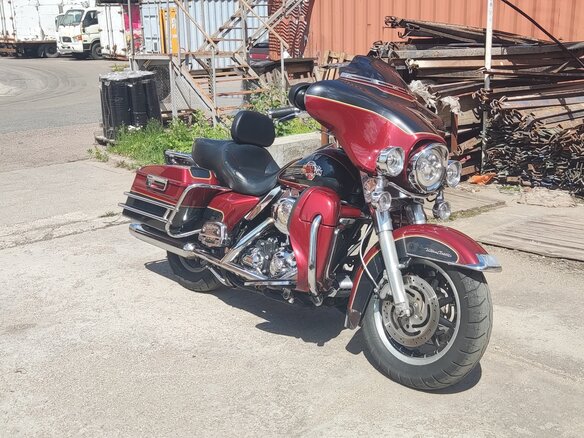 2007 Harley-Davidson Electra Glide, пурпурный, 990000 рублей - вид 6