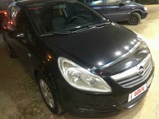 2007 Opel Corsa D, чёрный, 590000 рублей, вид 2