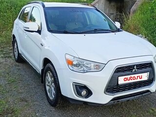 2013 Mitsubishi ASX I Рестайлинг, белый, 710000 рублей, вид 2