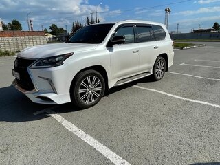 2018 Lexus LX 570 III Рестайлинг 2, белый, 10000000 рублей, вид 4
