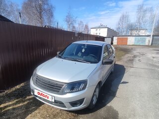 2015 Lada (ВАЗ) Granta I, серебристый, 430000 рублей, вид 2