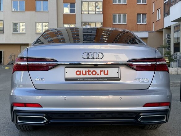 2020 Audi A6 45 TDI V (C8), серебристый, 6500000 рублей - вид 12