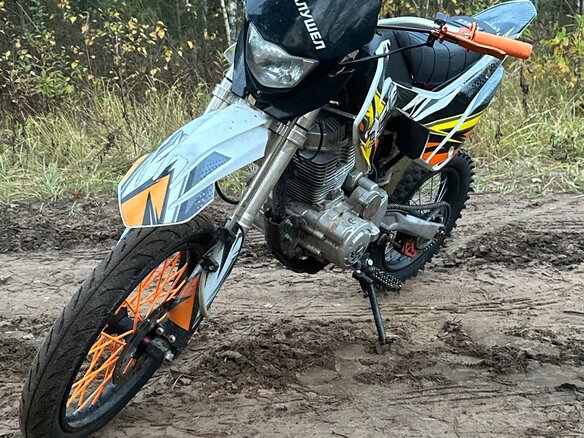 2021 Wels CRF 250, оранжевый, 80000 рублей - вид 1