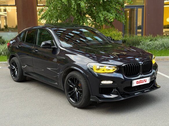 2019 BMW X4 20i II (G02), синий, 4000000 рублей - вид 10