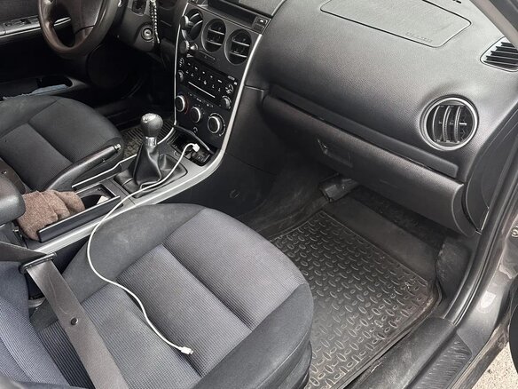 2006 Mazda 6 I (GG) Рестайлинг, серый, 307000 рублей - вид 6