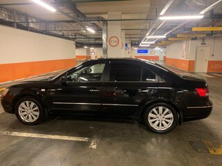 2008 Hyundai Sonata V (NF) Рестайлинг, чёрный, 750000 рублей, вид 2
