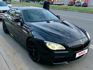2015 BMW 6 серии Gran Coupe 640i III (F06/F13/F12) Рестайлинг, чёрный, 3300000 рублей, вид 2