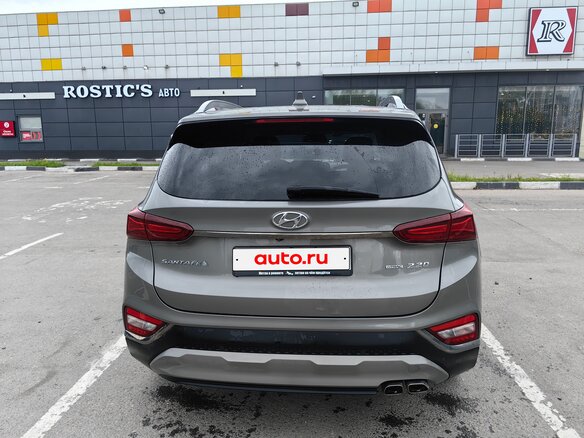 2019 Hyundai Santa Fe IV, серый, 2900000 рублей - вид 3