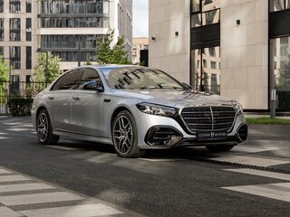 2026 Mercedes-Benz S-Класс 450 Long 4MATIC VII (W223) Рестайлинг, серебристый, 27000000 рублей, вид 3