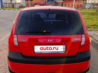 2008 Hyundai Getz I Рестайлинг, красный, 435000 рублей, вид 4
