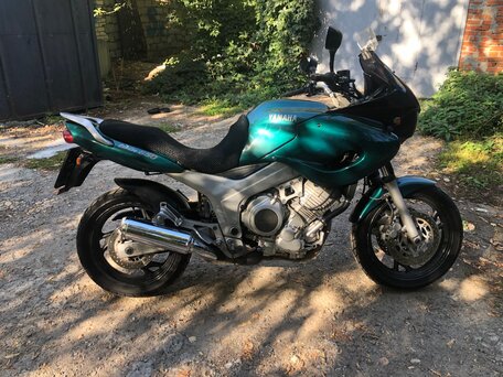 1996 Yamaha TDM850, зелёный, 315000 рублей, вид 4