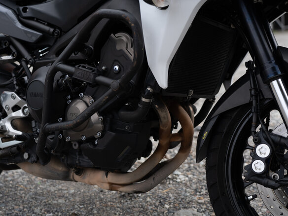 2018 Yamaha MT-09 Tracer (FJ-09), серый, 750000 рублей - вид 14