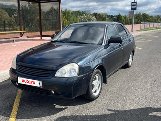 2008 Lada (ВАЗ) Priora I, чёрный, 280000 рублей, вид 1